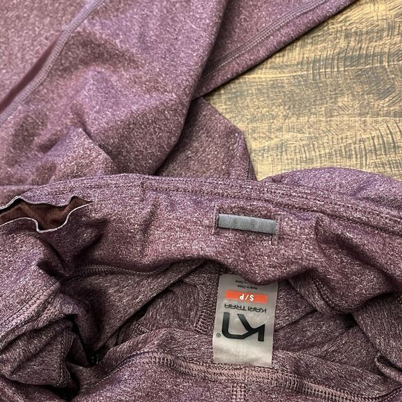 Kari Traa Womens Sz S Athletic Workout Legging Maroon Burgundy Gym Pants - Picture 7 of 16